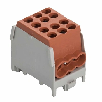 Odbočná svorka Pollmann HLAK 25 1/4 M2 hnědá
