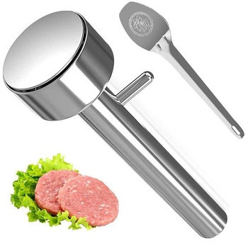 Porcionér na falafel z nerezovej ocele s odmerkou na mäsové guličky