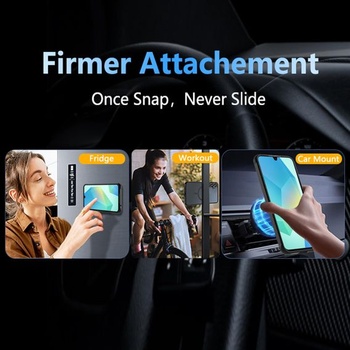 Púzdro Tawarror MagStand pre Samsung Galaxy A16 5G/4G, matné priesvitné magnetické ochranné púzdro