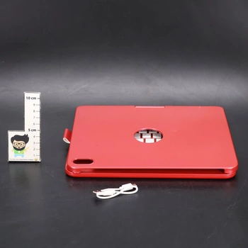 Klávesnice MMK pro iPad 10. generace 2022, 10,9 palce, 360° touchpad, otočný a barevné podsvícení,