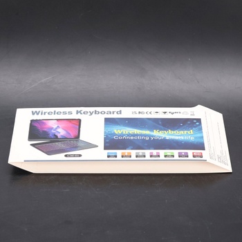 Klávesnica MMK pre iPad 10. generácie 2022, 10,9 palca, 360 ° touchpad, otočný a farebné podsvietenie,