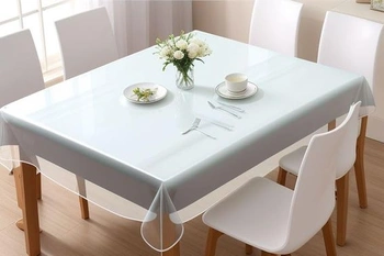 VITA PERFETTA Chránič ubrusu z PVC 160 x 300 cm průhledný 300 x 140 cm (obdélníkový)
