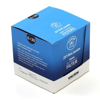 Filtr Dr. Perl 19697 Dr. Perl Junior 6 mm, 6 x 30 kusů filtrů s aktivním uhlím, papírové