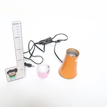 Fisúra - Ružová lávová lampa s oranžovou základňou a sklom s unikátnym gradientným efektom. Retro