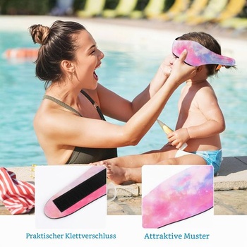 Detská plavecká čelenka HeySplash, elastická neoprénová ochrana sluchu, veľkosť S (1-3 roky),