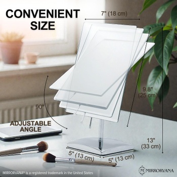 Zrkadlo so stojanom Mirrorvana 24,9 x 17,8
