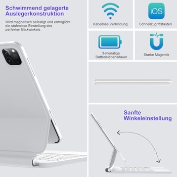 Púzdro s klávesnicou JADEMALL iPad 11