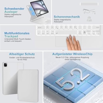 Púzdro s klávesnicou JADEMALL iPad 11