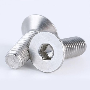 Zapuštěné šrouby M6 x 30 mm, 20 kusů Zapuštěné šrouby M6 Torx nerezová ocel 304, nerezová ocel –