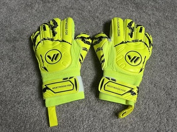 Brankářské rukavice WESTWOOD FOX Fingersave pro fotbalové brankáře pro děti, mládež a dospělé, od