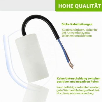 BOJACK CBB60 5uF 450V 50/60HZ Rozběhový kondenzátor, Kondenzátor pro běh motoru SH, Kondenzátor pro
