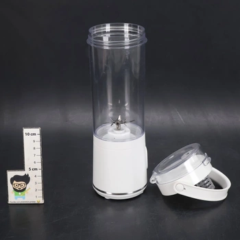 Prenosný dobíjací mini mixér s objemom 600 ml s digitálnym displejom, 12čepelový prenosný mixér na