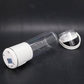 Prenosný dobíjací mini mixér s objemom 600 ml s digitálnym displejom, 12čepelový prenosný mixér na
