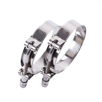 2 kusy nerezových svoriek s T-skrutkou 35-43 mm (1,38-1,7 palca), pre saciu hadicu turba, mäkkú