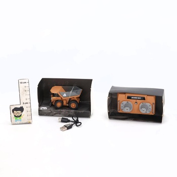 Dálkově ovládaný mini sklápěč z kovu, proporcionální, 8kanálový, RTR 1:64, pro děti od 6 let