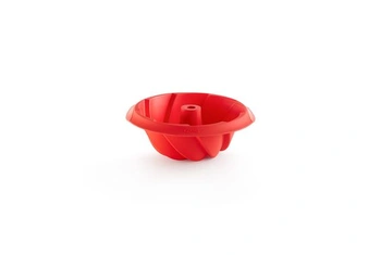 Špirálová forma na tortu Lékué Bundt, silikónová, červená,…
