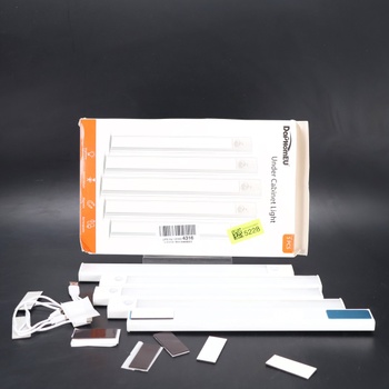 Daphomeu 5 kusov dobíjacích svetiel pod skrinky do kuchyne, LED, 1500mAh stmievateľné nočné svetlo s