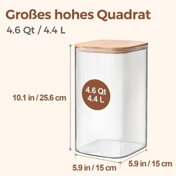 Súprava dóz ComSaf 4000 ml 2 ks