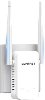 WiFi opakovač COMFAST biely 2 antény 2,4 GHz
