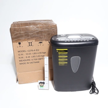 Skartovačka Amazon Basics černá