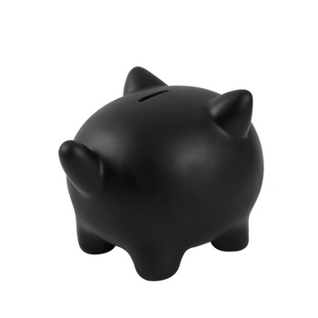 I-TOTAL® - Zábavná dekorativní pokladnička/přihrádka na mince z robustního plastu (Černá kočka)