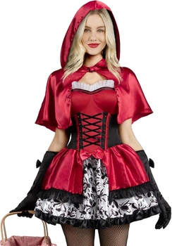 Dámsky kostým Spooktacular Creations sada červená čiapočka