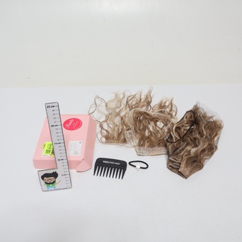 REECHO Clip-in prodlužování vlasů, 30cm vlnité 4dílné prodlužování vlasů pro okamžitý objem |