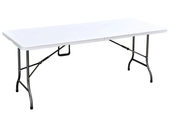 Záhradný stôl Mufaro 304736, obdĺžnikový, HDPE plast, skladací, 180 x 75 x 74 cm - B
