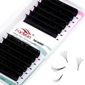 Samonavíjecí objemové řasy Easy Fan Lashes prodloužení řas…