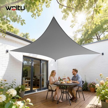 WOLTU Prémiová HDPE slnečná clona, ​​odolná proti poveternostným vplyvom, priedušná, 95% UV ochrana,