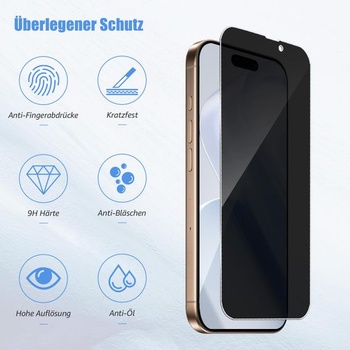 Ochranné tvrzené sklo Bodyguard pro iPhone 16 Pro Max 5G, balení 2 ks, B12-PR-iPhone 16 Pro Max