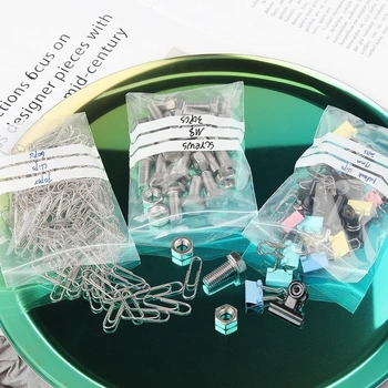 200 sáčků Press-Seal 7x10cm, pytlovité sáčky s etiketami, sáčky na zip, znovuuzavíratelné plastové