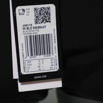 Dámske jednodielne plavky Adidas čierne 42