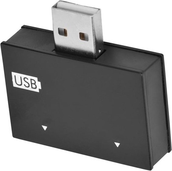 Yosoo Health Gear USB 2.0 2 porty, přenosný USB hub, 2 porty, adaptér samec-duální USB samice, pro