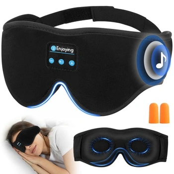 URAQT Bluetooth slúchadlá na spanie, maska ​​na spanie so slúchadlami, maska ​​na spanie na spanie na