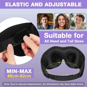 URAQT Bluetooth slúchadlá na spanie, maska ​​na spanie so slúchadlami, maska ​​na spanie na spanie na