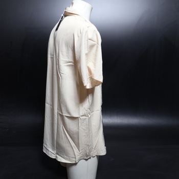 Pánske košele HMIYA s krátkym rukávom, letné, pánske tričko Guayabera s krátkym rukávom a gombíkmi,