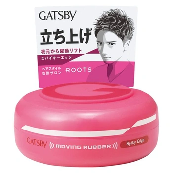 GATSBY Moving Rubber Spiky Edge Haarwachs, růžové špičaté…