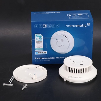 Homematic IP detektor kouře pro chytrou domácnost s Q-Label, detektor kouře upozorňuje lokálně