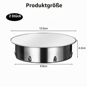 2 kusy krytu kachľovej rúrky, krytka otvoru pre komín 110 mm, nerezová krytka kachľovej rúrky, krytka