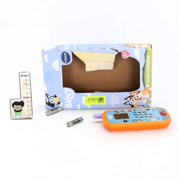 Výukový mobilný telefón VTech Bluey – s originálnymi hlasmi Bluey a Bingo a vzrušujúcimi výukovými