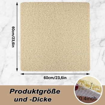 Protišmyková sprchová predložka, kúpeľňová predložka z lufy, mäkké a pohodlné sprchové predložky,