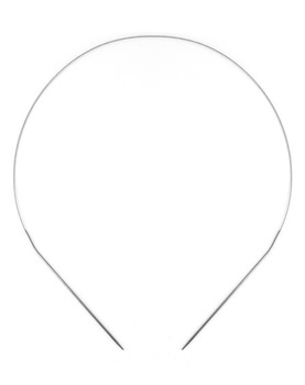 Súprava 8 kruhových pletacích ihlíc QWORK, nerezová oceľ, dĺžka 80 cm, 2 mm, 3 mm, 4 mm, 4,5 mm, 5