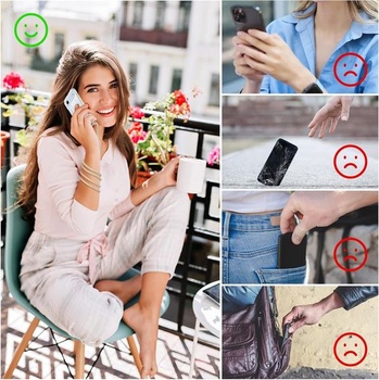 Sada 5 krytov DiDaDi pre iPhone 17 Air, priehľadné púzdro s pútkom, odnímateľné ochranné púzdro sa