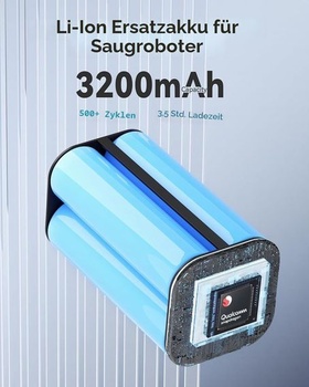 Náhradná batéria Morpilot pre eufy RoboVac, 3200 mAh. Kompatibilný s RoboVac 11, 11S, 11S MAX, 15C,