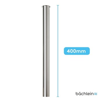 Univerzální ponorná trubka sifonu Bächlein – extra dlouhá 400 mm, chrom
