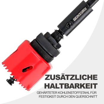 GEINXURN Predĺženie 270 mm pre dierové píly s aretačným mechanizmom, šesťhranným uťahovákom 3/8