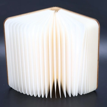 BONNYCO drevená knižná lampa so zmenou farby 16 farieb a časovačom LED knižná lampa darček pre ženy aj