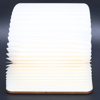 BONNYCO drevená knižná lampa so zmenou farby 16 farieb a časovačom LED knižná lampa darček pre ženy aj