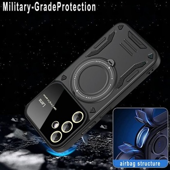 Puzdro na telefón UPLAI pre Samsung Galaxy A16 5G/4G, 360 ° stojan, držiak s magnetickým ochranným